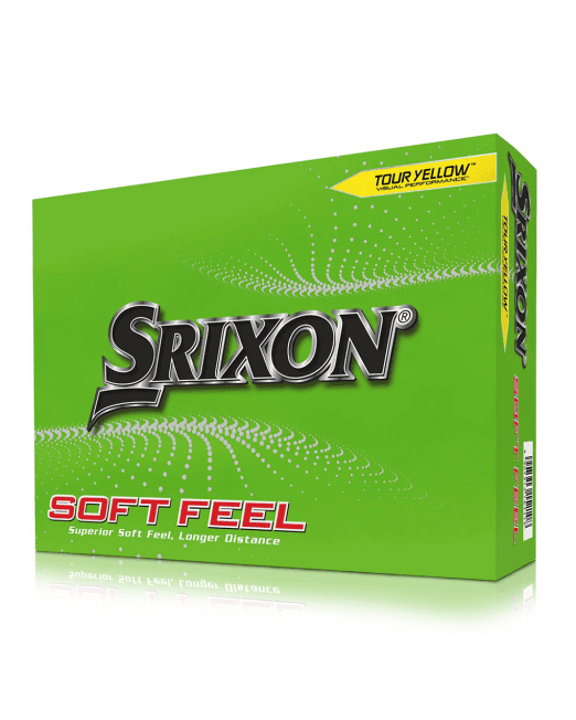 Srixon Soft Feel Yellow Personalized Golf Balls